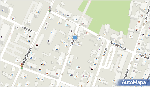 Chrzanów, Kościuszki Tadeusza, gen., 7/9, mapa Chrzanów