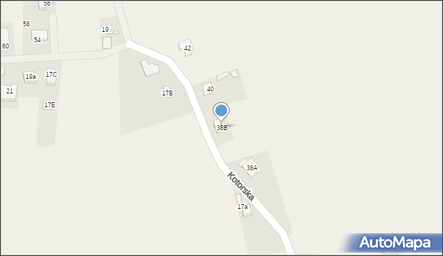 Chrząstowice, Kotorska, 38B, mapa Chrząstowice