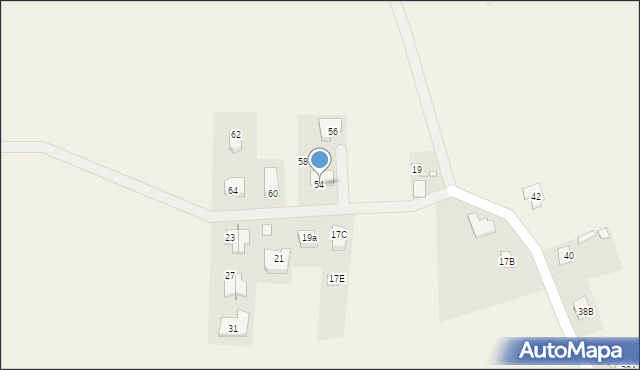 Chrząstowice, Kotorska, 54, mapa Chrząstowice