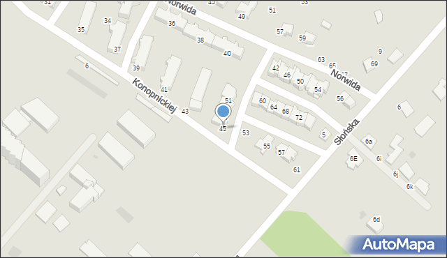 Ciechocinek, Konopnickiej Marii, 45, mapa Ciechocinek