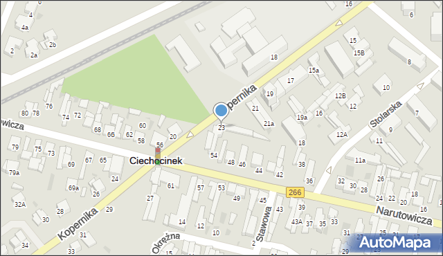 Ciechocinek, Kopernika Mikołaja, 23, mapa Ciechocinek