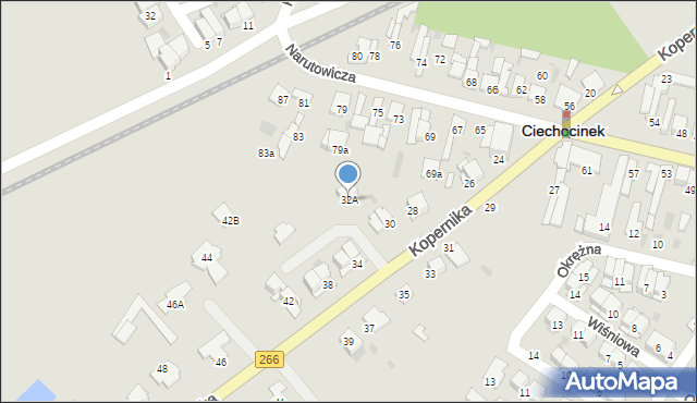 Ciechocinek, Kopernika Mikołaja, 32A, mapa Ciechocinek