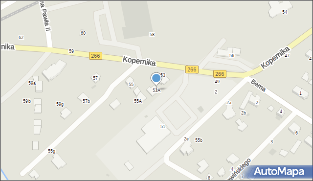 Ciechocinek, Kopernika Mikołaja, 53A, mapa Ciechocinek