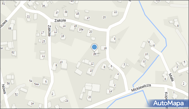 Cisek, Kosmonautów, 16, mapa Cisek