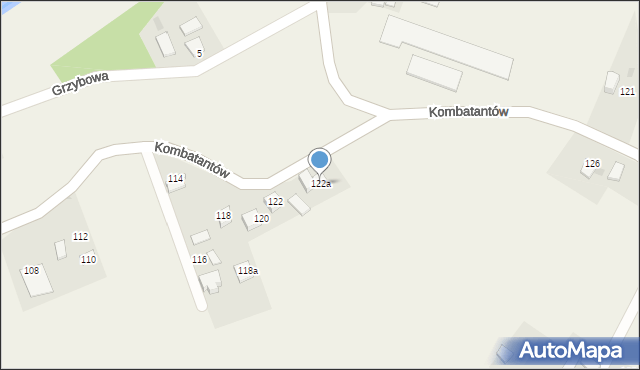 Ćwiklice, Kombatantów, 122a, mapa Ćwiklice