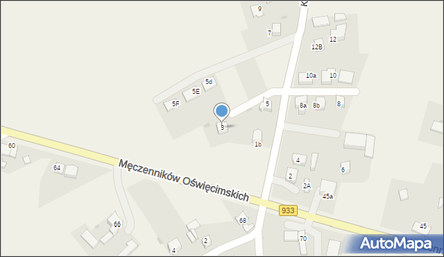 Ćwiklice, Kombatantów, 3, mapa Ćwiklice