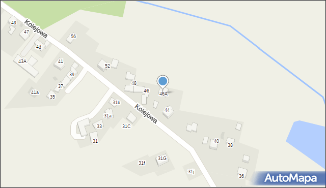 Czarków, Kolejowa, 46A, mapa Czarków