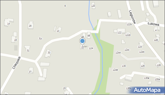 Czechowice-Dziedzice, Kościelna, 12, mapa Czechowic-Dziedzic