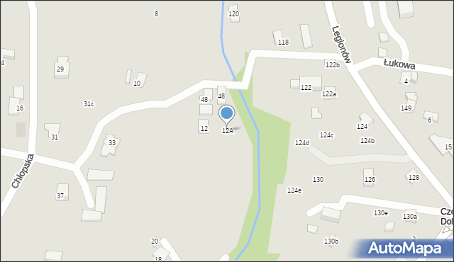 Czechowice-Dziedzice, Kościelna, 12A, mapa Czechowic-Dziedzic