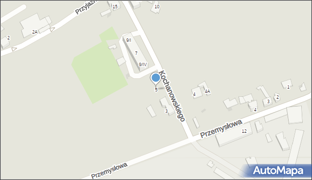 Czerwionka-Leszczyny, Kochanowskiego Jana, 5, mapa Czerwionka-Leszczyny