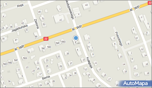 Człuchów, Kołłątaja Hugo, 4, mapa Człuchów