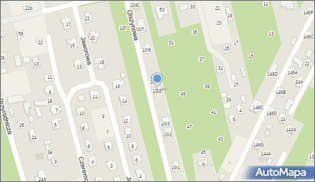 Dąbrowa Chotomowska, Kolejowa, 10/4, mapa Dąbrowa Chotomowska