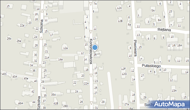 Dąbrowa Górnicza, Kondratowicza, 15, mapa Dąbrowa Górnicza