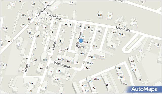 Dąbrowa Górnicza, Kopernika Mikołaja, 18A/2, mapa Dąbrowa Górnicza