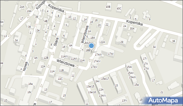 Dąbrowa Górnicza, Kopernika Mikołaja, 20B, mapa Dąbrowa Górnicza