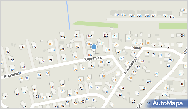 Dąbrowa Tarnowska, Kopernika Mikołaja, 111, mapa Dąbrowa Tarnowska