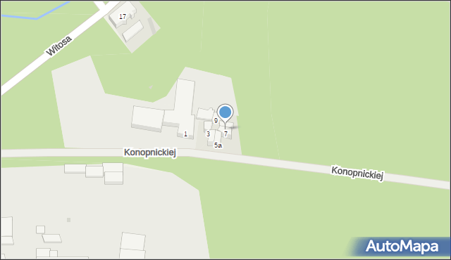 Damnica, Konopnickiej Marii, 7a, mapa Damnica