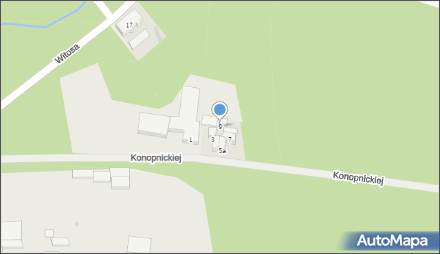 Damnica, Konopnickiej Marii, 9, mapa Damnica