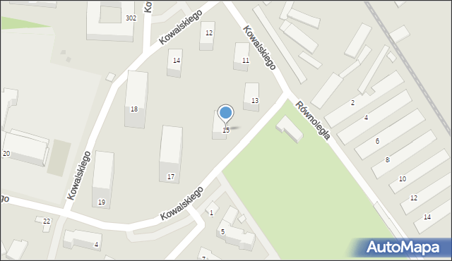 Dęblin, Kowalskiego Józefa, gen. pil., 15, mapa Dęblin