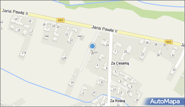 Dębno, Kościelna, 2b, mapa Dębno