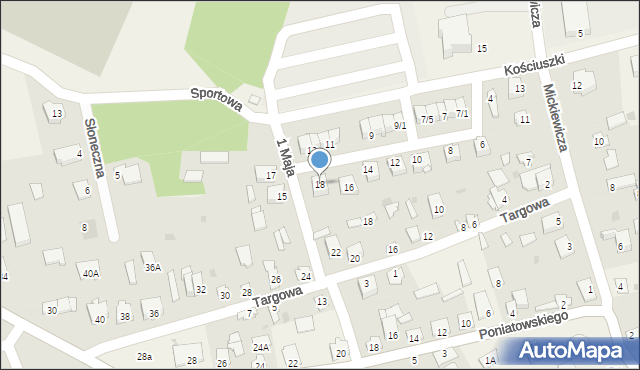 Długosiodło, Kościuszki Tadeusza, gen., 18, mapa Długosiodło