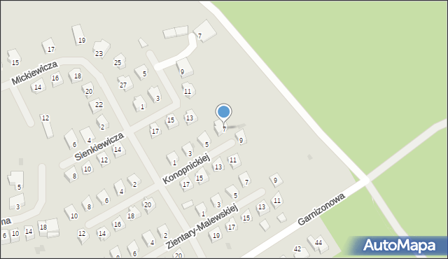 Dobre Miasto, Konopnickiej Marii, 7, mapa Dobre Miasto