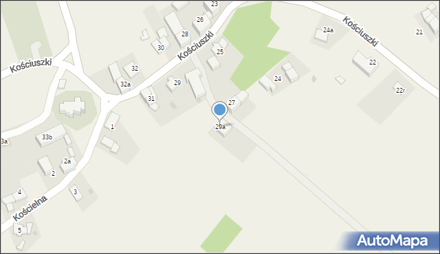 Dobrocin, Kościuszki Tadeusza, gen., 29a, mapa Dobrocin