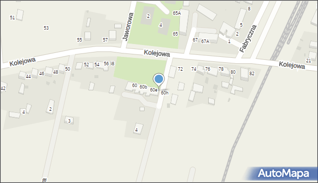 Dobroszyce, Kolejowa, 60f, mapa Dobroszyce