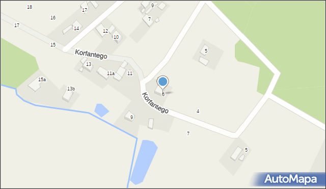 Dobrzeń Wielki, Korfantego Wojciecha, 6, mapa Dobrzeń Wielki