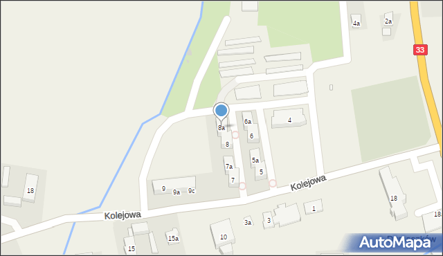 Domaszków, Kolejowa, 8a, mapa Domaszków