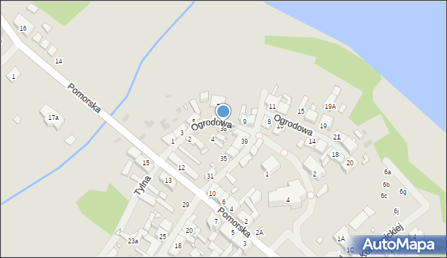 Drawno, Kościuszki Tadeusza, gen., 38, mapa Drawno