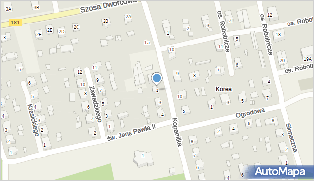 Drawski Młyn, Kopernika Mikołaja, 2, mapa Drawski Młyn