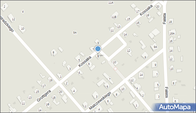 Drawsko Pomorskie, Kossaka Juliusza, 8, mapa Drawsko Pomorskie