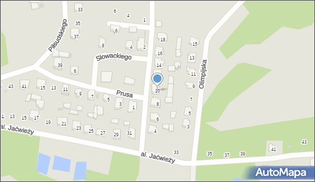 Drohiczyn, Konopnickiej Marii, 10, mapa Drohiczyn