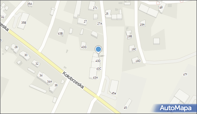 Dygowo, Kołobrzeska, 43E, mapa Dygowo