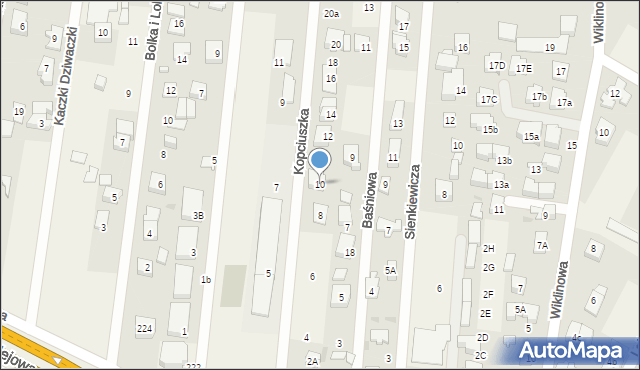 Dziekanów Leśny, Kopciuszka, 10, mapa Dziekanów Leśny