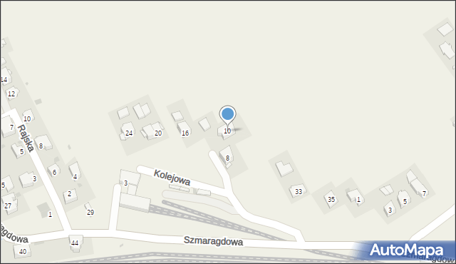 Dziekanowice, Kolejowa, 10, mapa Dziekanowice