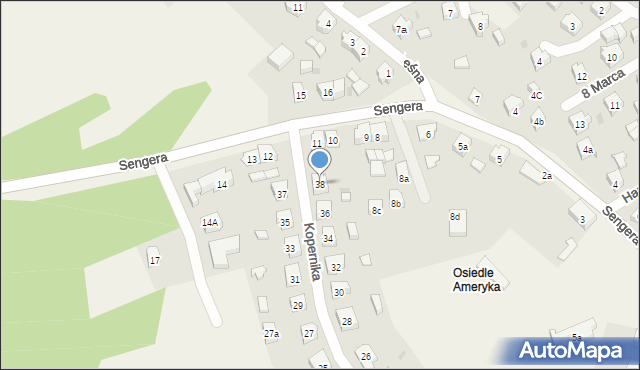 Dziemiany, Kopernika Mikołaja, 38, mapa Dziemiany