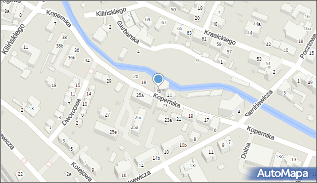 Dzierżoniów, Kopernika Mikołaja, 16, mapa Dzierżoniów