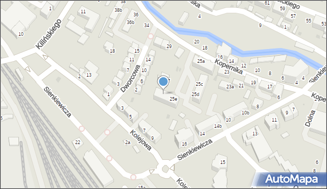 Dzierżoniów, Kopernika Mikołaja, 25f, mapa Dzierżoniów