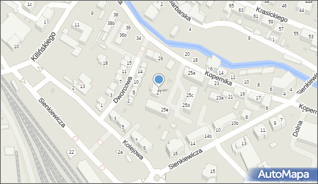 Dzierżoniów, Kopernika Mikołaja, 27, mapa Dzierżoniów