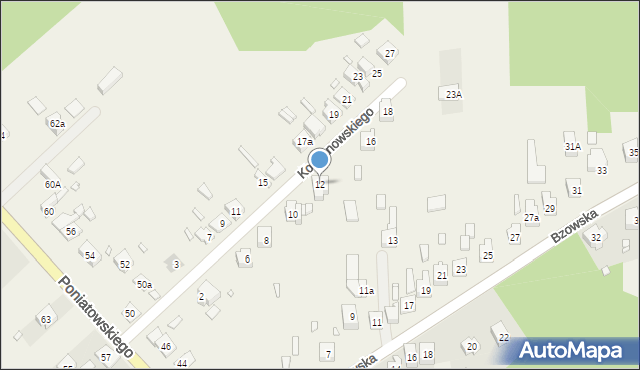 Fugasówka, Kochanowskiego Jana, 12, mapa Fugasówka