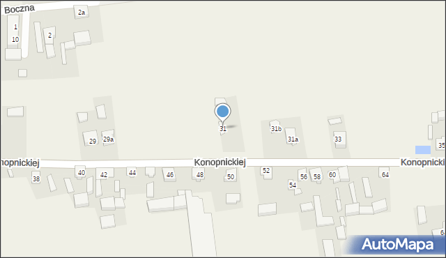 Galewice, Konopnickiej Marii, 31, mapa Galewice