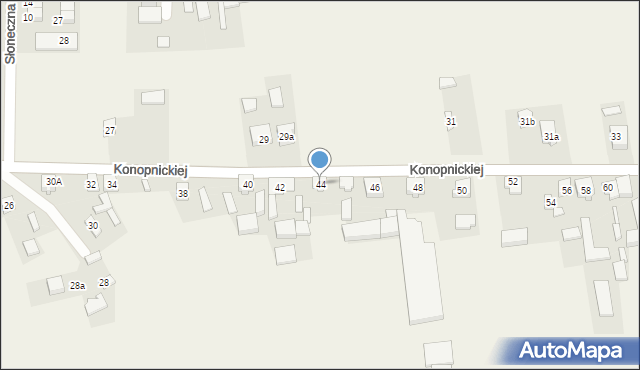 Galewice, Konopnickiej Marii, 44, mapa Galewice