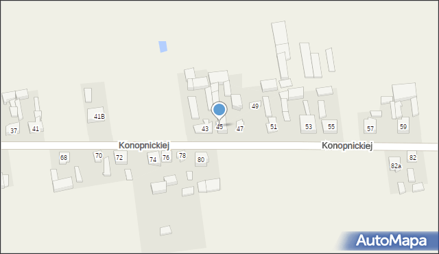 Galewice, Konopnickiej Marii, 45, mapa Galewice