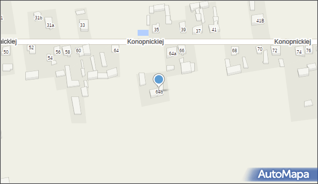 Galewice, Konopnickiej Marii, 64b, mapa Galewice