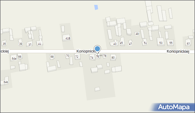 Galewice, Konopnickiej Marii, 76, mapa Galewice