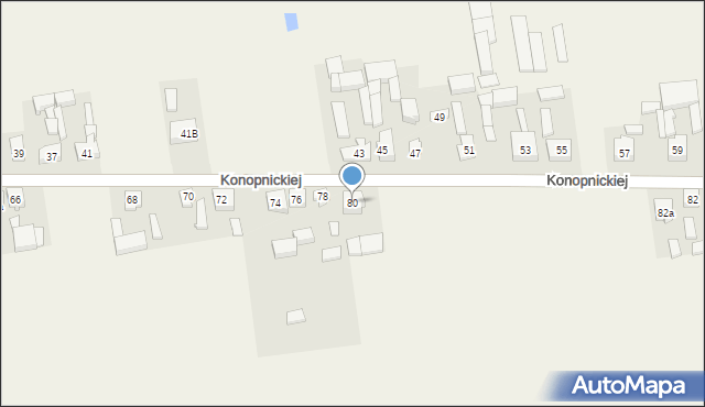 Galewice, Konopnickiej Marii, 80, mapa Galewice