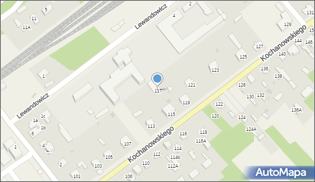 Garbatka-Letnisko, Kochanowskiego Jana, 117, mapa Garbatka-Letnisko