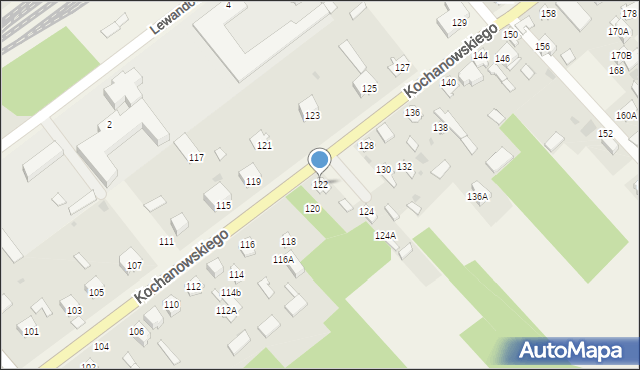 Garbatka-Letnisko, Kochanowskiego Jana, 122, mapa Garbatka-Letnisko